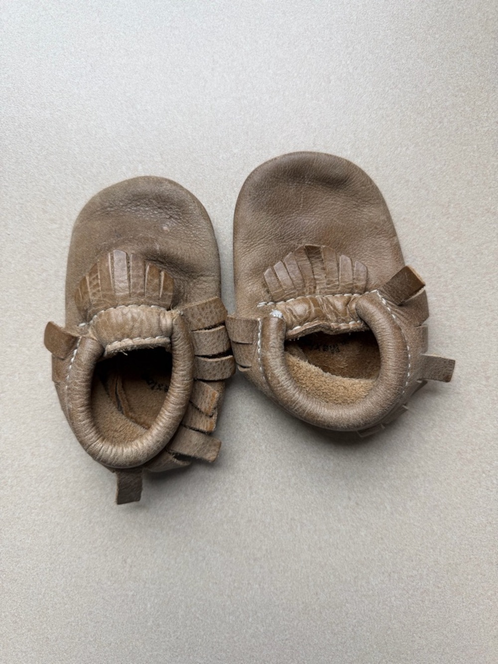 Baby Brown Moccasin Slip-On Shoes